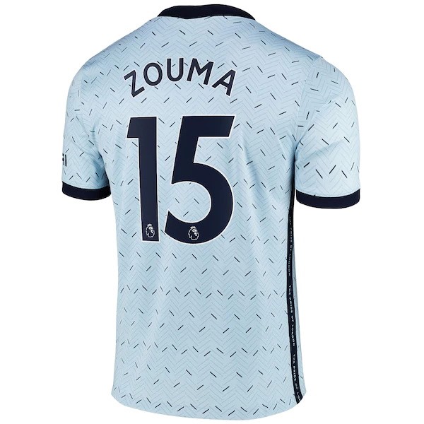 Camiseta Chelsea NO.15 Zouma Segunda equipo 2020-2021 Azul